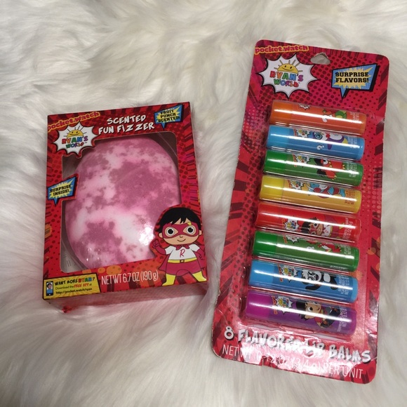 ryan's world bath fizzers